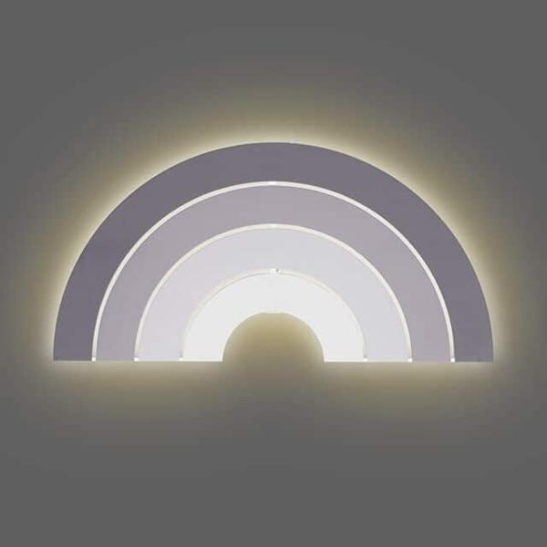 Jollein wandlamp Rainbow - grey (b-keus) - Afbeelding 3