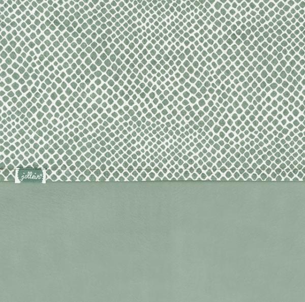 Jollein laken snake - ash green