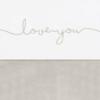 Jollein laken love you - nougat