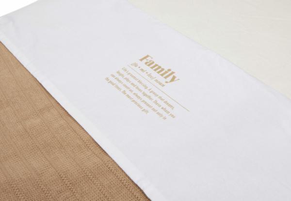 Jollein laken Family - wit - Afbeelding 3