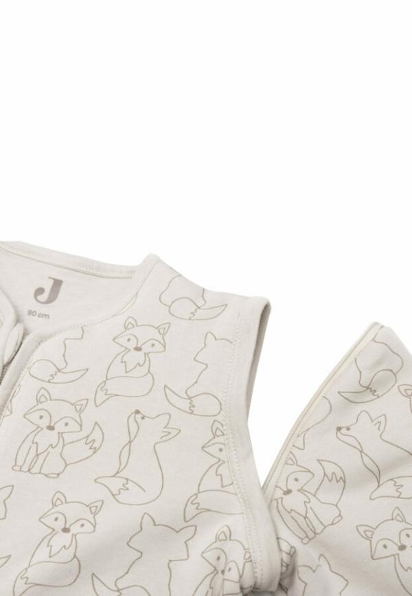 Jollein Baby Slaapzak Met Afritsbare Mouw  Fox - Nougat - Afbeelding 2