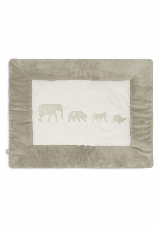 Jollein Boxkleed 75x95cm Animals - Olive Green