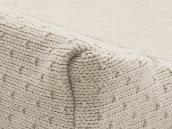 Jollein Waskussenhoes 50x70cm Bliss knit - nougat - Afbeelding 2
