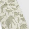 Jollein Aankleedkussenhoes Jersey 50x70cm - Animals - Olive Green - Afbeelding 3