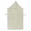 Jollein Voetenzak voor Autostoel Kinderwagen Grain Knit - Olive Green - Afbeelding 2
