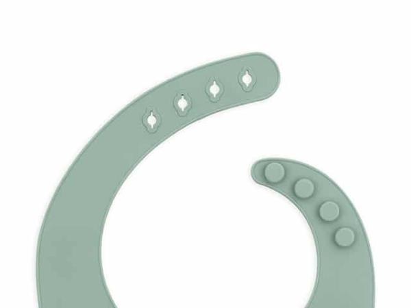 Jollein Slab met opvangbakje waterproof - ash green - Afbeelding 2