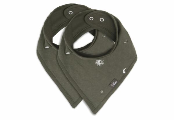 Jollein Slab Bandana Stargaze- 2 Stuks - leaf green