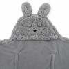 Jollein Wikkeldeken Bunny - storm grey - Afbeelding 2