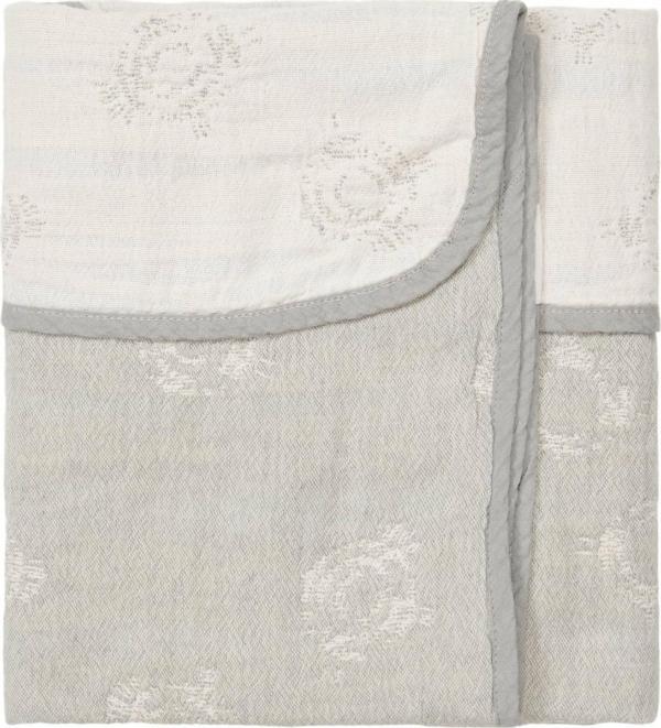 Koeka wiegdeken Portobello (zomer) - steel grey - Afbeelding 2