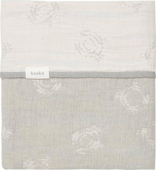 Koeka wiegdeken Portobello (zomer) - steel grey