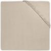 Jollein hoeslaken jersey - nougat