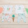 Jollein set: Broekje & T shirt - icecream - Afbeelding 2
