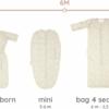 Puckababy The Original Mini baby inbakerdoek (3-6mnd) - seashell sand - Afbeelding 3
