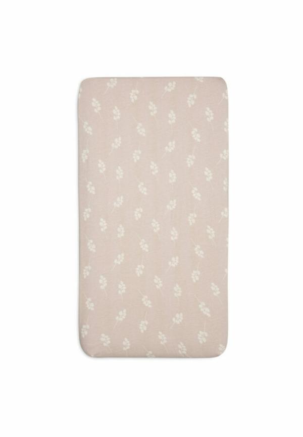 Jollein Hoeslaken Jersey - Twig - wild rose - Afbeelding 3