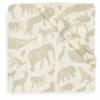 Jollein Hoeslaken Jersey - Animals - nougat