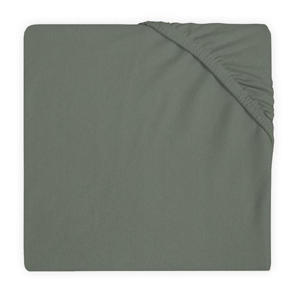Jollein hoeslaken jersey - ash green