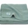 Jollein Deken basic knit - forest green