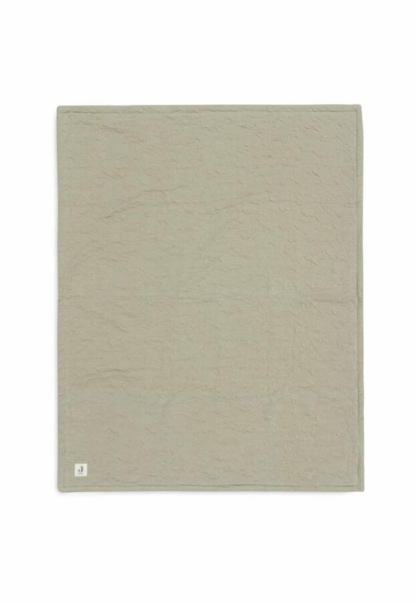 Jollein Deken Soft Waves - Olive Green/Velvet - Afbeelding 3