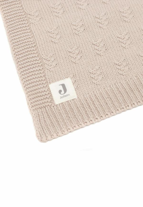 Jollein Deken  Grain Knit - Wild Rose - Afbeelding 4