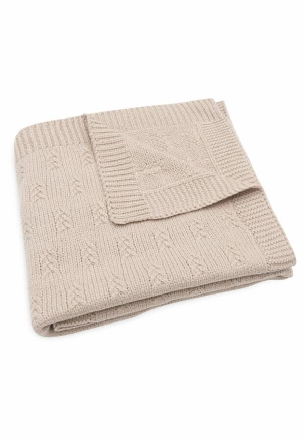 Jollein Deken  Grain Knit - Wild Rose