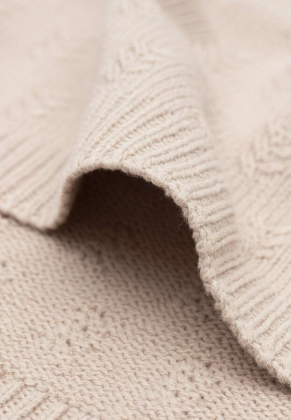 Jollein Deken  Grain Knit - Wild Rose - Afbeelding 3