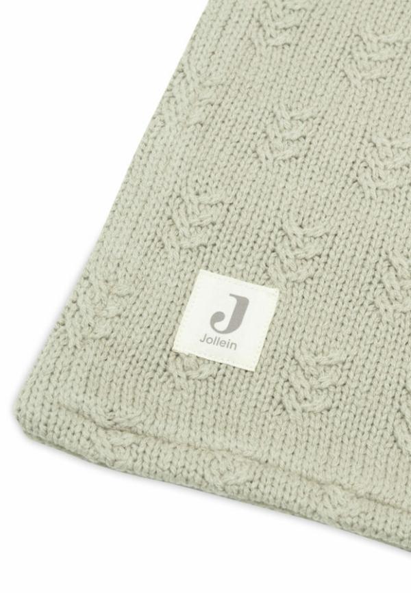 Jollein Grain Knit velvet - Olive Green - Afbeelding 4