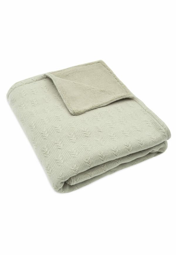Jollein Grain Knit velvet - Olive Green