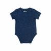 Jollein romper korte mouw Speckled - Blue
