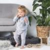 Jollein broekje Velour - Grey - Afbeelding 2