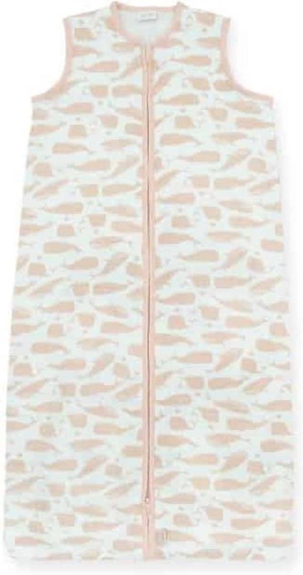 Jollein slaapzak zomer hydrofiel - whales - pale pink