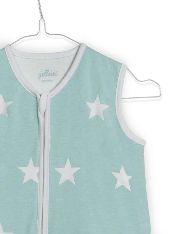 Jollein slaapzak zomer jersey little star - jade - 70cm (0.5 tog)