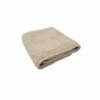 Alwero deken 100% Wol Thumbled (afgewerkt met bies) - beige