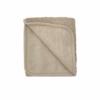 Alwero deken 100% Wol Thumbled (afgewerkt met bies) - beige - Afbeelding 4