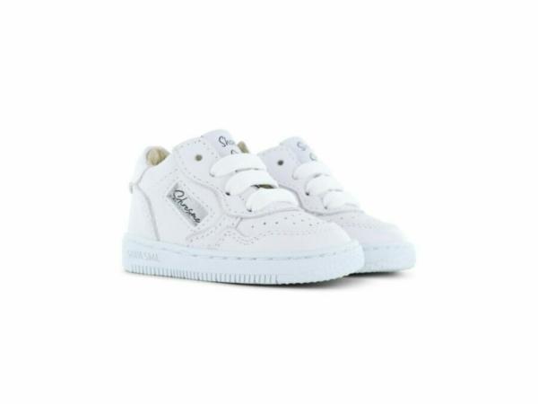 Shoesme Eerste schoentjes witte basket sneaker BN24S011-A - Afbeelding 3