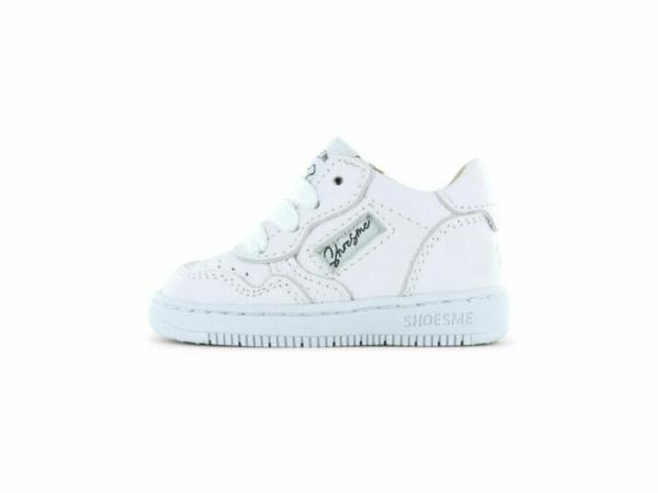 Shoesme Eerste schoentjes witte basket sneaker BN24S011-A