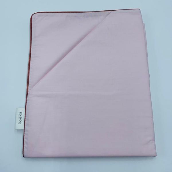 Koeka dekbedovertrek met kussensloop 100x135 cm - waterpink - Afbeelding 2