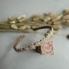 Leuvies diadeem Fenne - goud kant bloemetjes