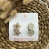 Leuvies setje van 2 antislip haarspeldjes - Daisy - gold