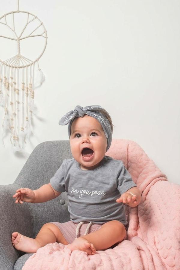Jollein shirt korte mouw sea you soon - Grey - Afbeelding 2