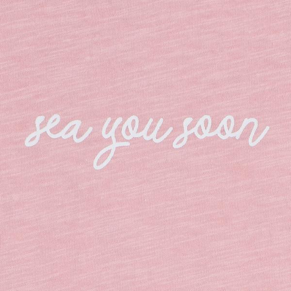 Jollein shirt korte mouw sea you soon - Pink - Afbeelding 2
