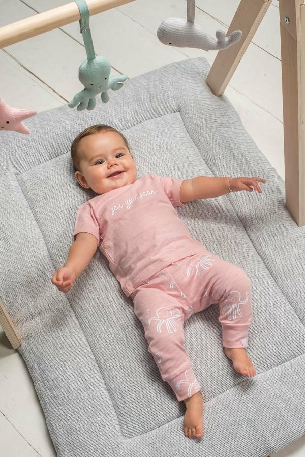 Jollein shirt korte mouw sea you soon - Pink - Afbeelding 3