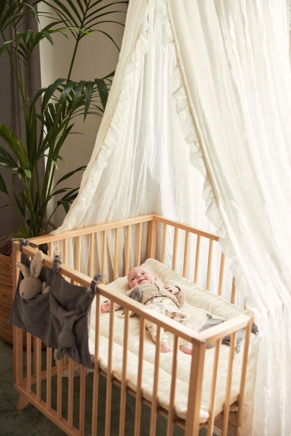Jollein Klamboe Vintage met ruffle - 245cm - Ivory (doos beschadigd) - Afbeelding 3
