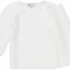 Noppies gebreid vestje Pino met overslaglook - white - Afbeelding 2