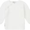 Noppies gebreid vestje Pino met overslaglook - white