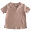Koeka T-shirtje korte mouw streep Linescape Vneck- dusty pink - 62/68