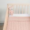 Jollein Deken River knit / coral fleece - pale pink