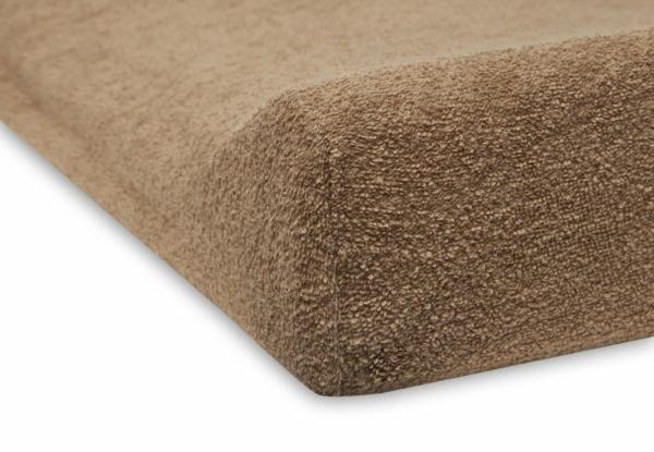 Jollein  Aankleedkussenhoes Badstof 50x70cm - Sea Green/Biscuit - 2 Stuks - Afbeelding 2