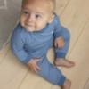 Feetje Pyjama wafel - Blue Melange - 305610 - Afbeelding 2