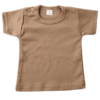 T-shirt korte mouw uni - sand - Afbeelding 2