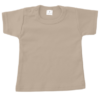 T-shirt korte mouw uni - sand
